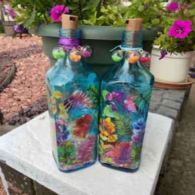 Nature theme for Bottle Lamps